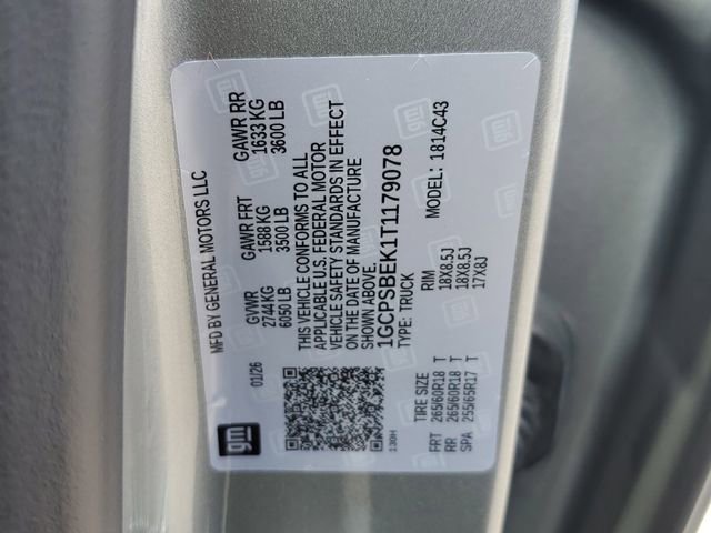 New 2026 Chevrolet Colorado W/T w/ WT Custom Package RWD image 27