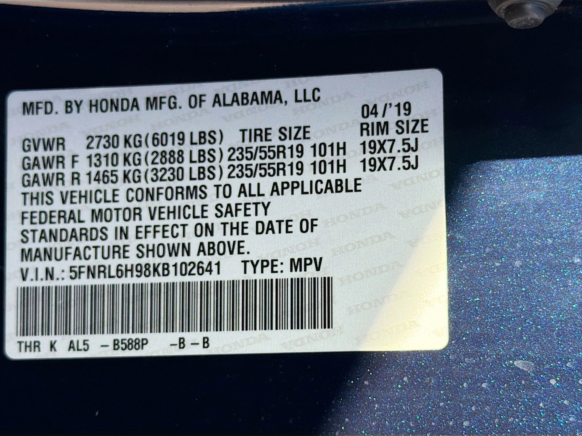 Used 2019 Honda Odyssey Elite image 46