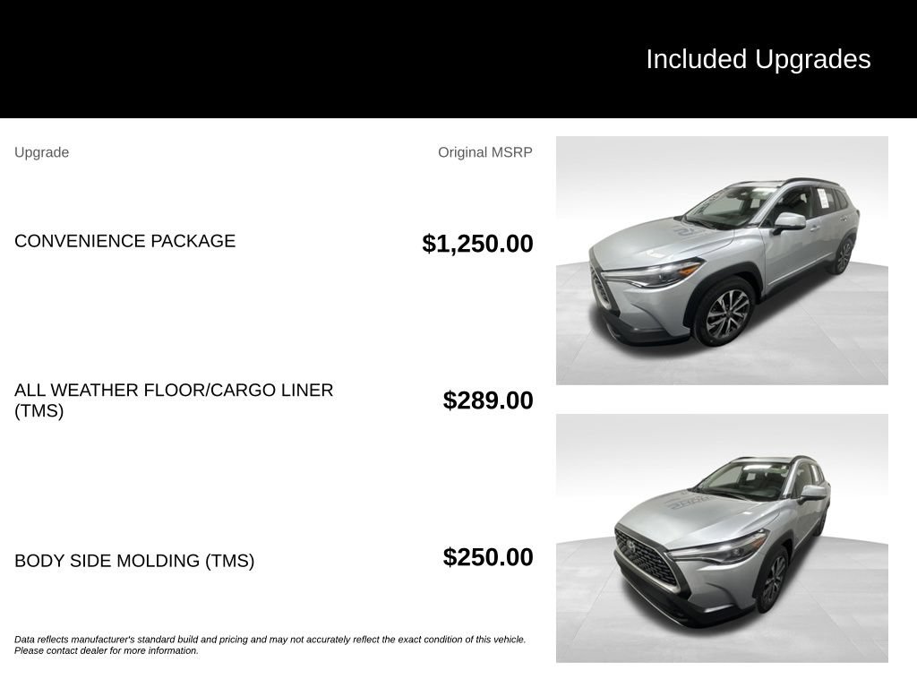 Used 2024 Toyota Corolla Cross XLE w/ Convenience Package AWD/4WD image 2