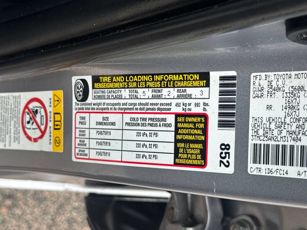 Used 2020 Toyota Tacoma SR5 AWD/4WD image 47