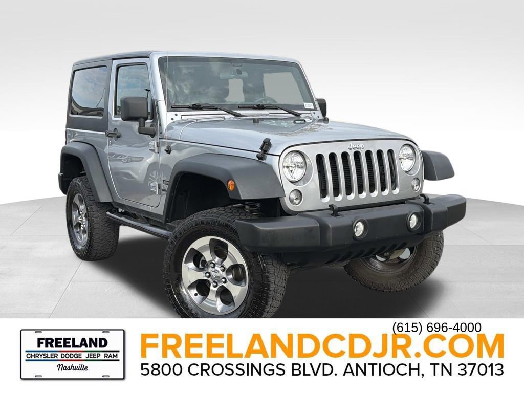 Used 2016 Jeep Wrangler Sport w/ Quick Order Package 24S