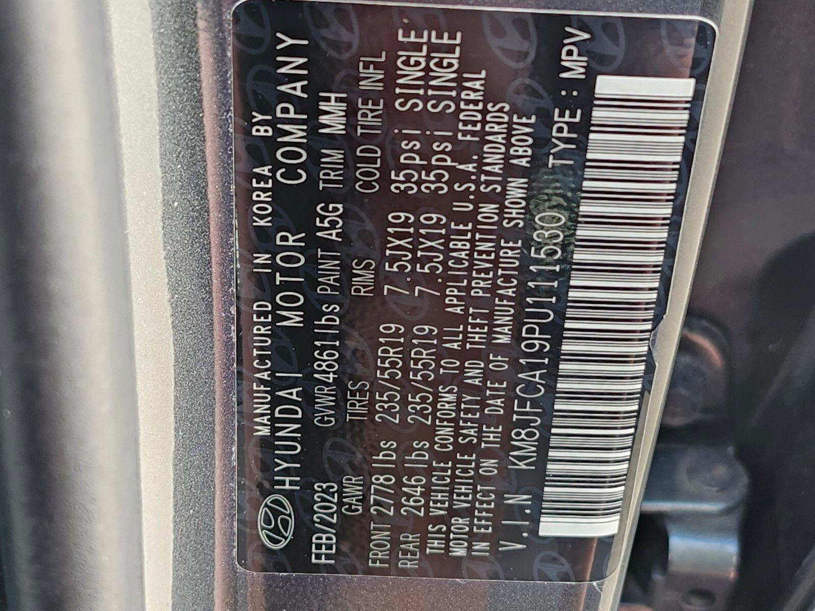 Certified 2023 Hyundai Tucson SEL image 33