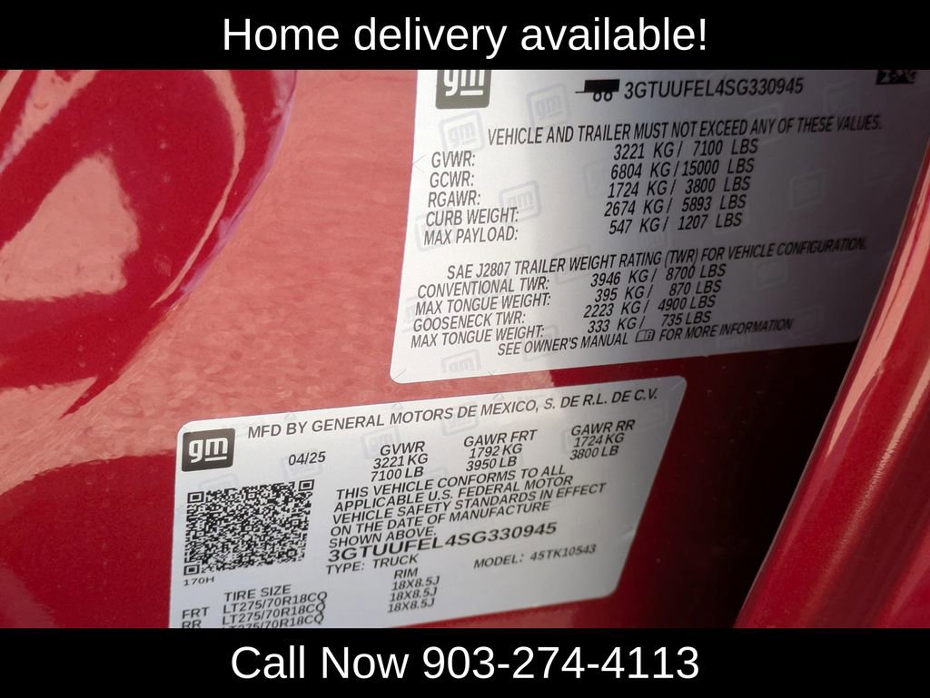 Used 2025 GMC Sierra 1500 AT4X image 47