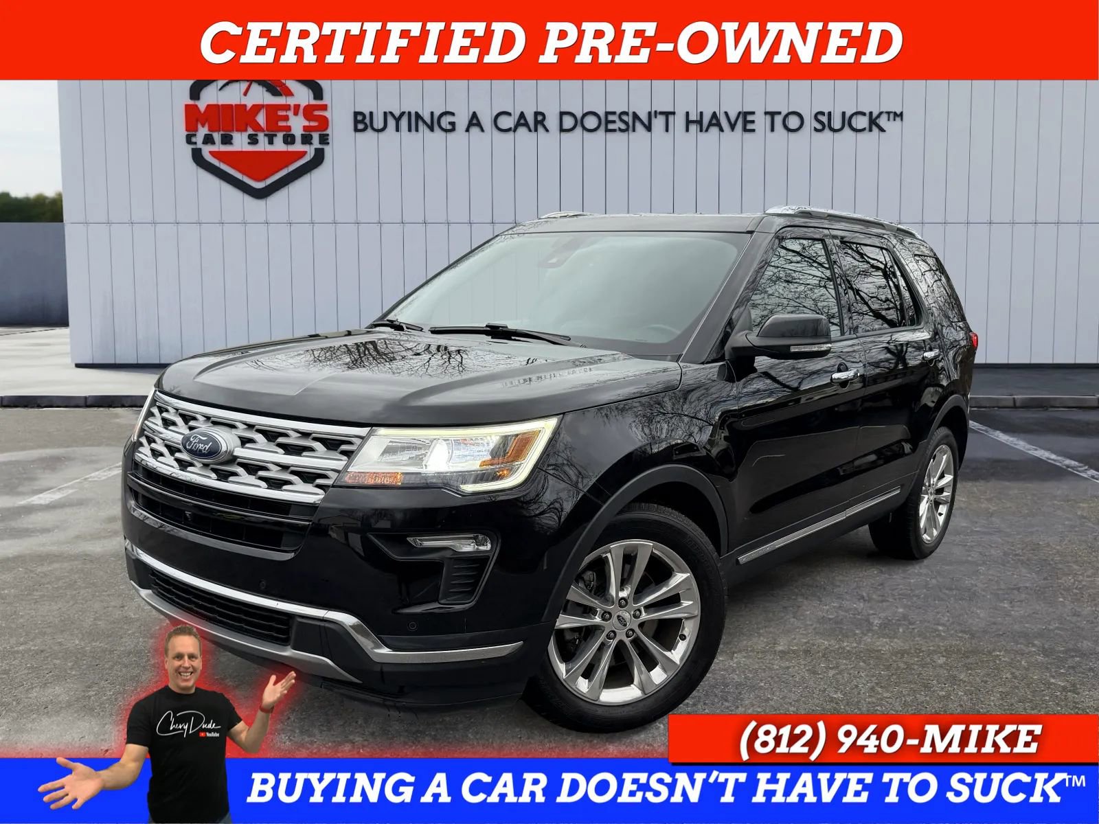Used 2019 Ford Explorer Limited w/ Ford Safe & Smart Package