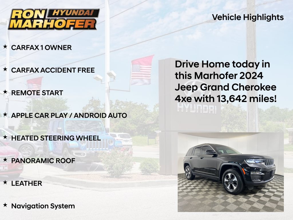 Used 2024 Jeep Grand Cherokee Limited 4xe AWD/4WD image 14