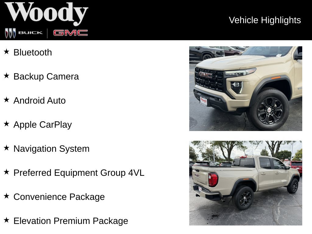 Certified 2024 GMC Canyon Elevation w/ Elevation Premium Package AWD/4WD image 3