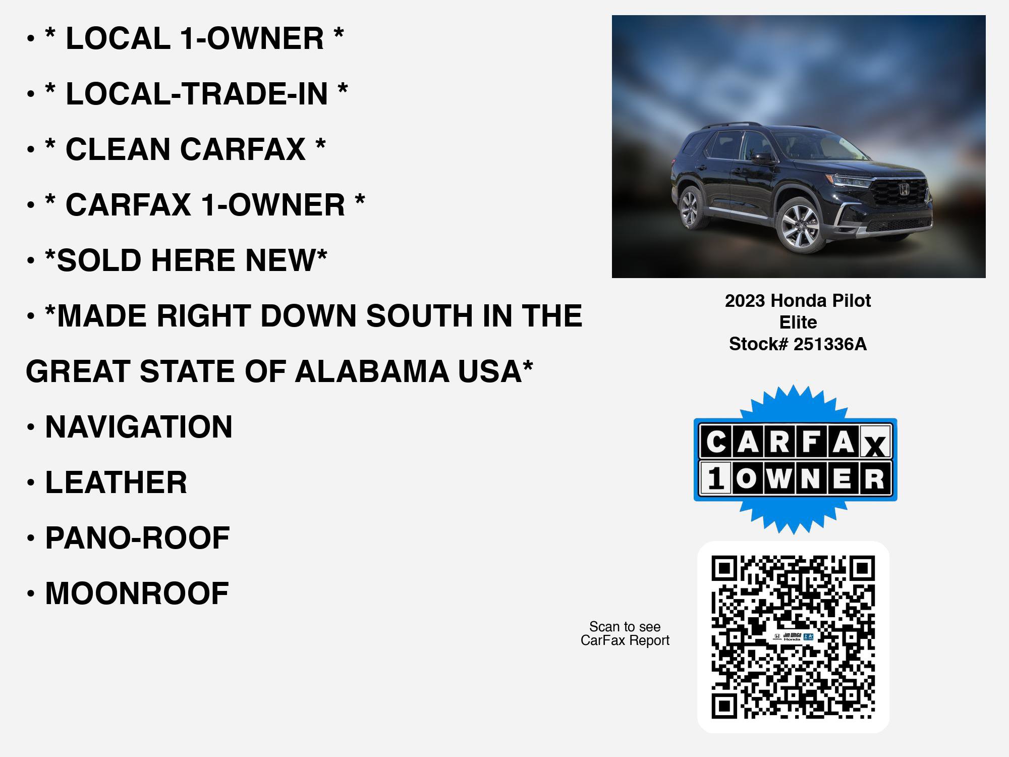 Certified 2023 Honda Pilot Elite image 7