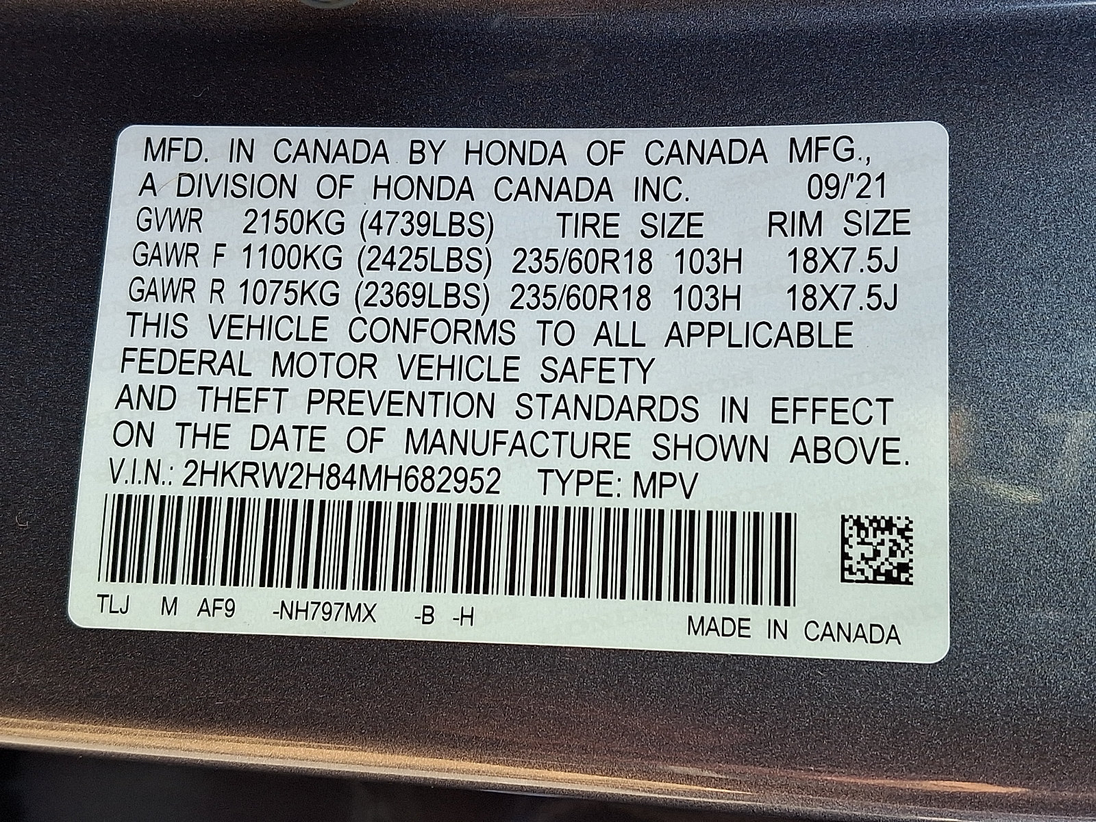 Used 2021 Honda CR-V EX-L image 29