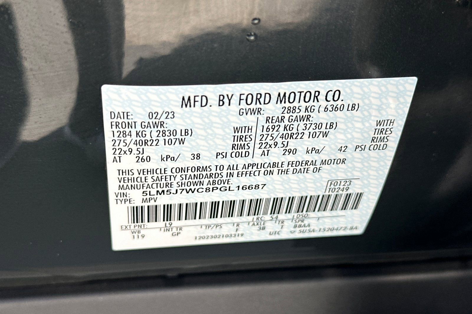 Certified 2023 Lincoln Aviator Reserve w/ Equipment Group 201A image 29