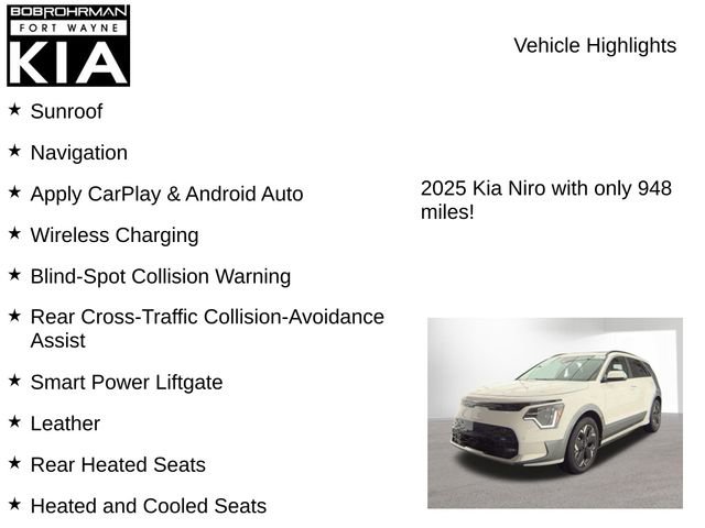 Certified 2025 Kia Niro Wave w/ Wave Preserve Package image 8