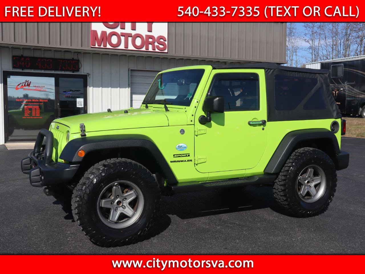 Used 2012 Jeep Wrangler Sport