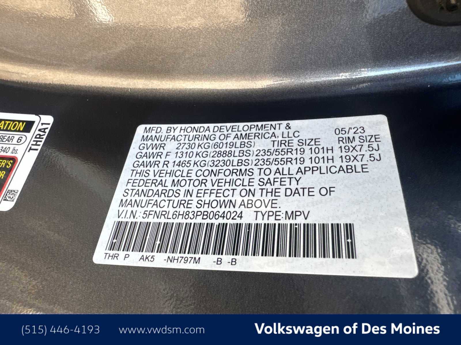 Used 2023 Honda Odyssey Touring image 21