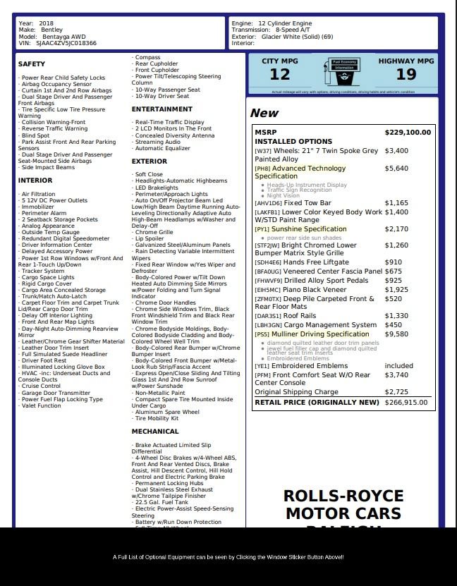 Used 2018 Bentley Bentayga video 2