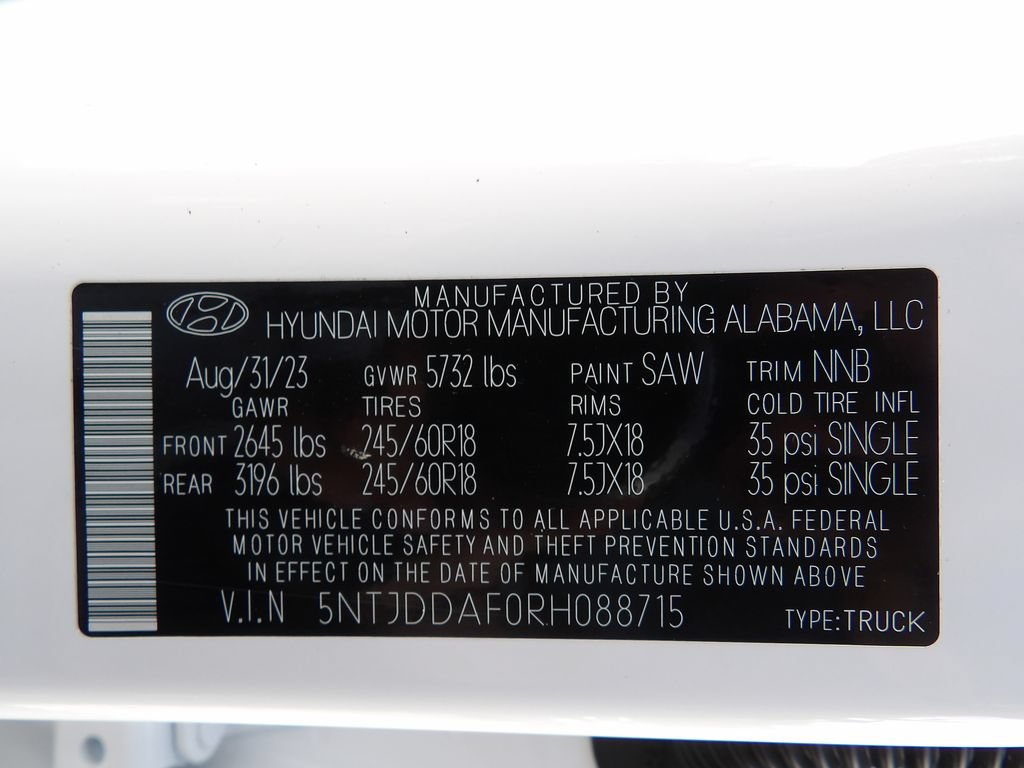 Certified 2024 Hyundai Santa Cruz XRT AWD/4WD image 31