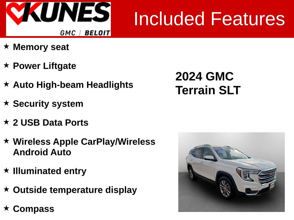 Used 2024 GMC Terrain SLT image 3