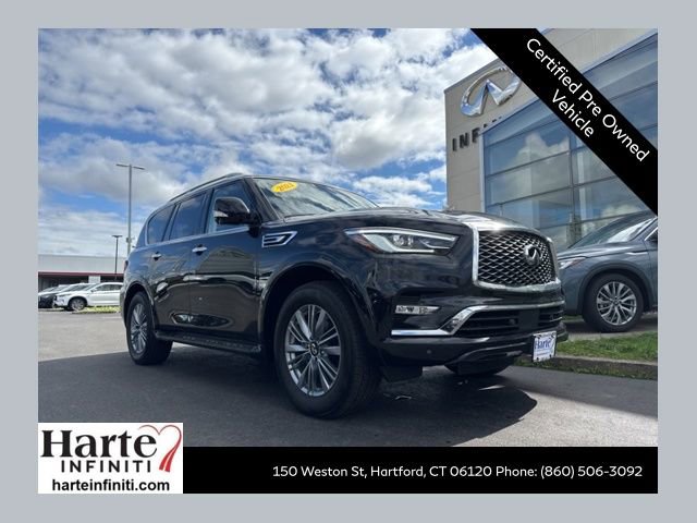 Certified 2021 INFINITI QX80 Luxe w/ Cargo Package image 1