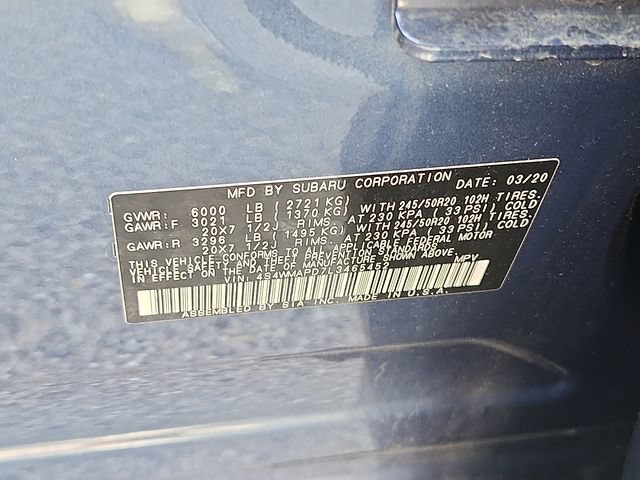 Used 2020 Subaru Ascent Limited w/ Technology Package AWD/4WD image 28