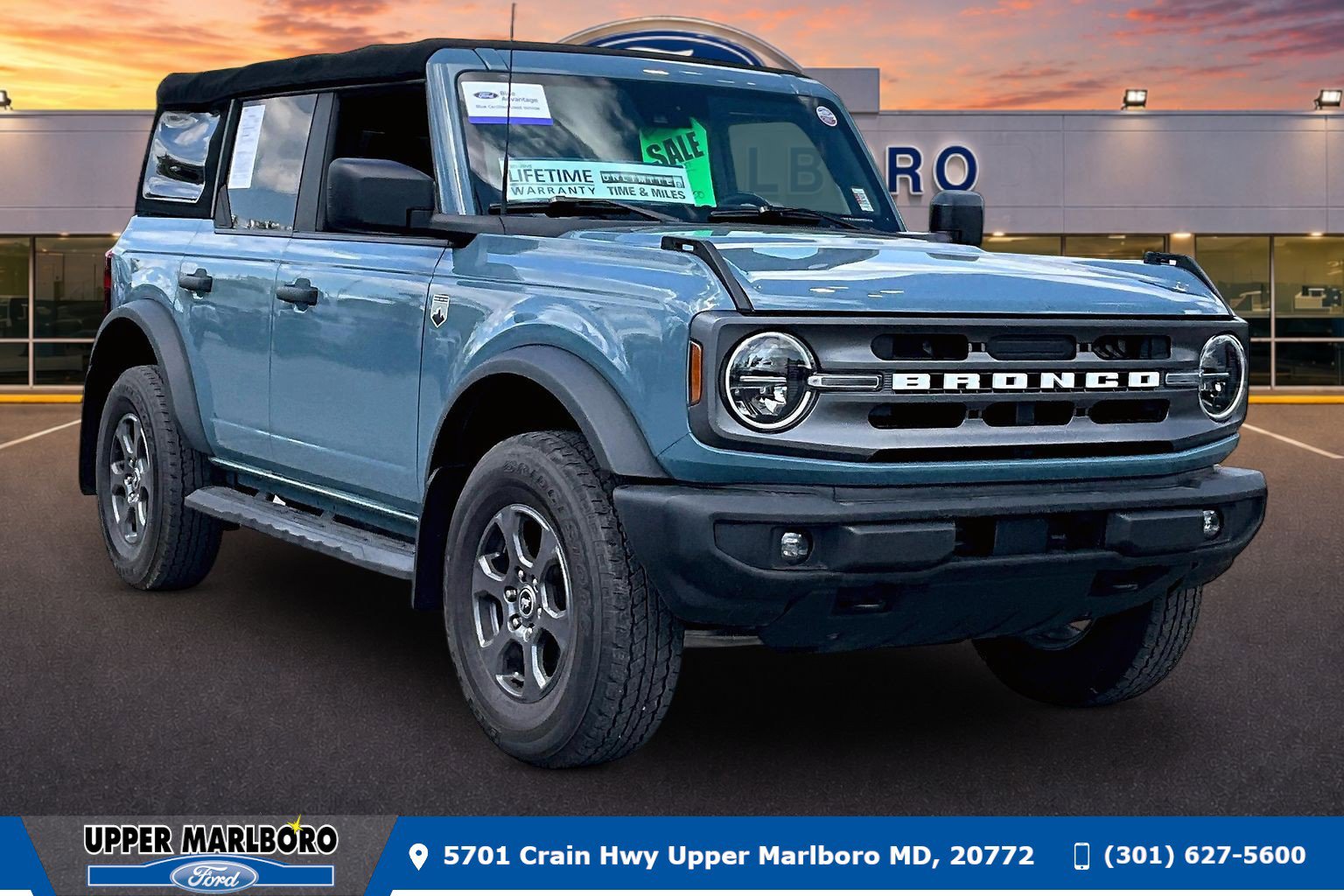 Certified 2022 Ford Bronco Big Bend