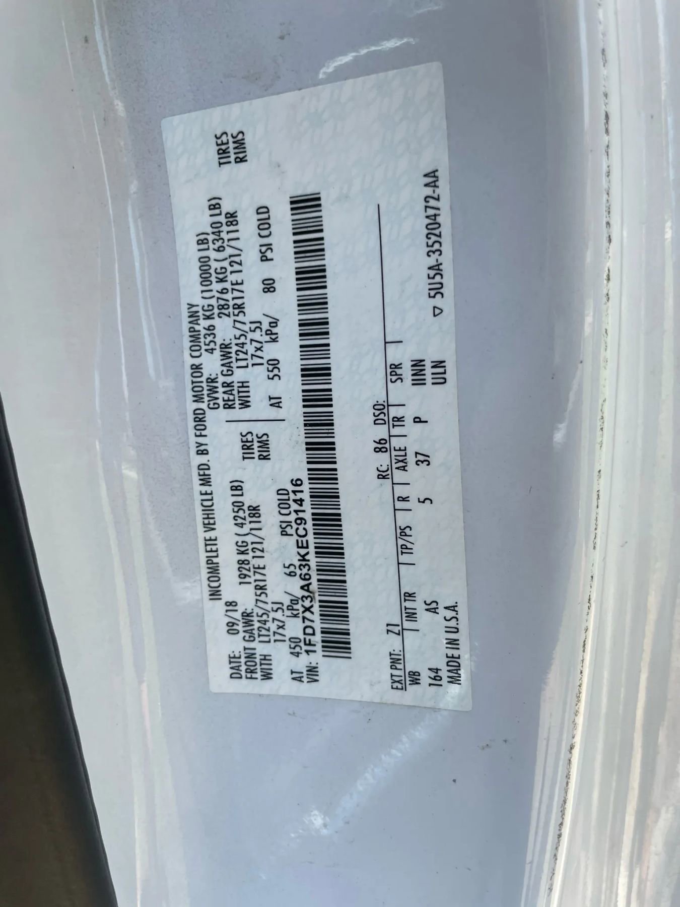 Used 2019 Ford F350 XL w/ XL Value Package image 5