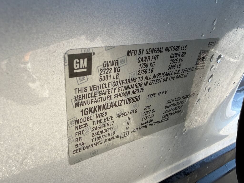 Used 2018 GMC Acadia SLE w/ LPO, Protection Package FWD image 32