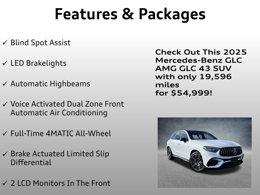 Used 2025 Mercedes-Benz GLC 43 AMG 4MATIC image 8