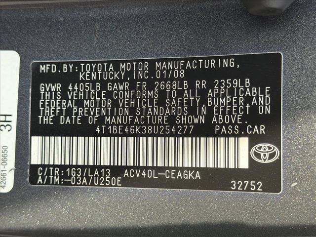 Used 2008 Toyota Camry XLE FWD image 28