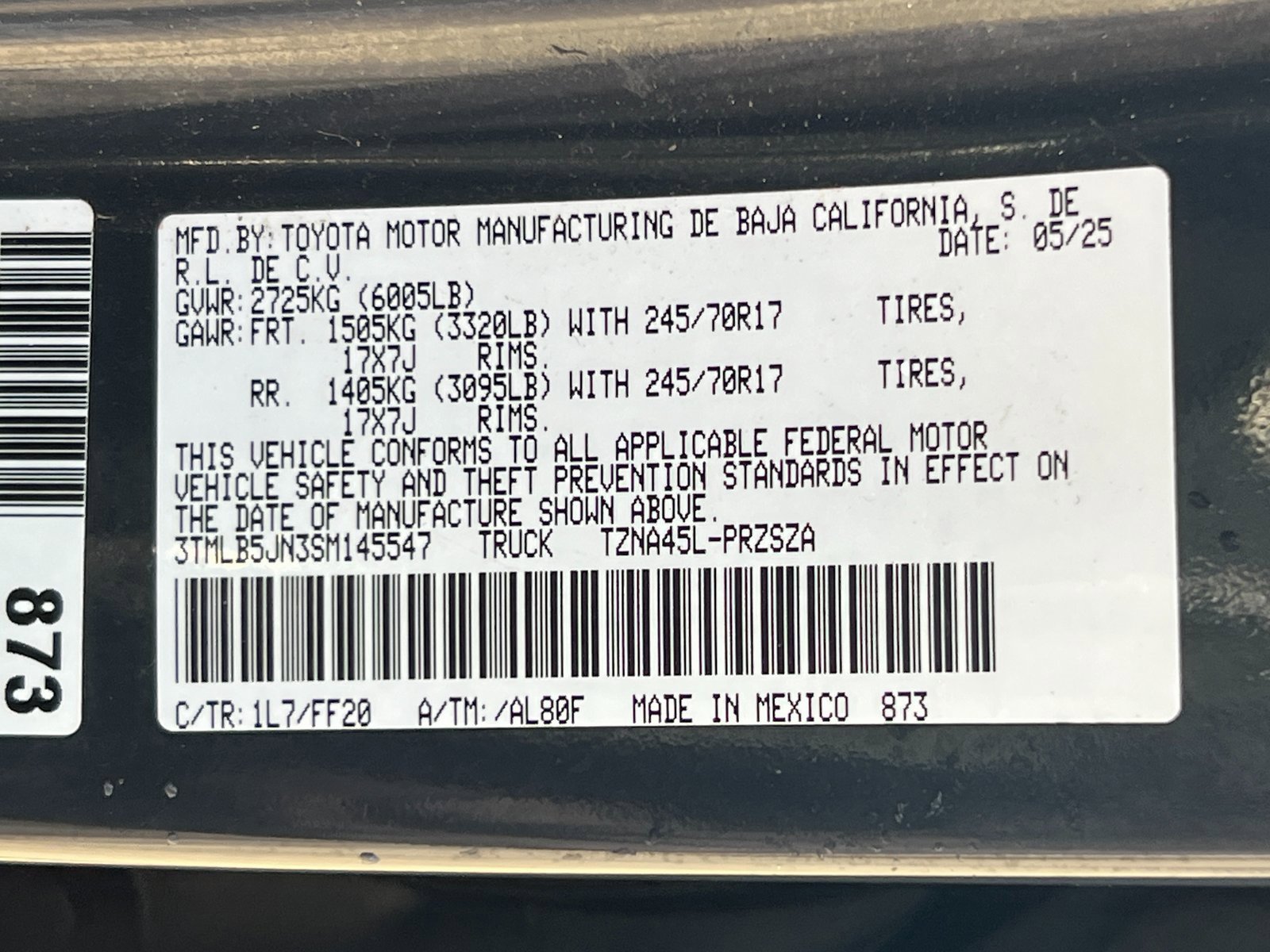 Used 2025 Toyota Tacoma SR5 image 33