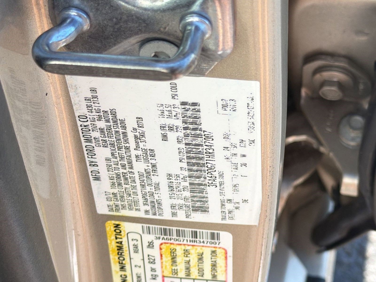 Used 2017 Ford Fusion S FWD image 22