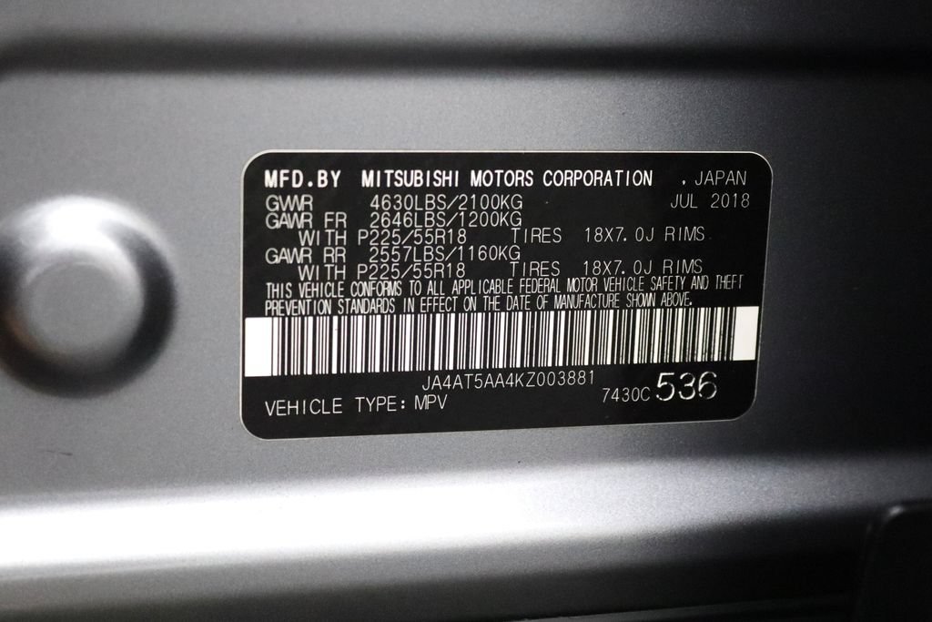 Used 2019 Mitsubishi Eclipse Cross SEL AWD/4WD image 34