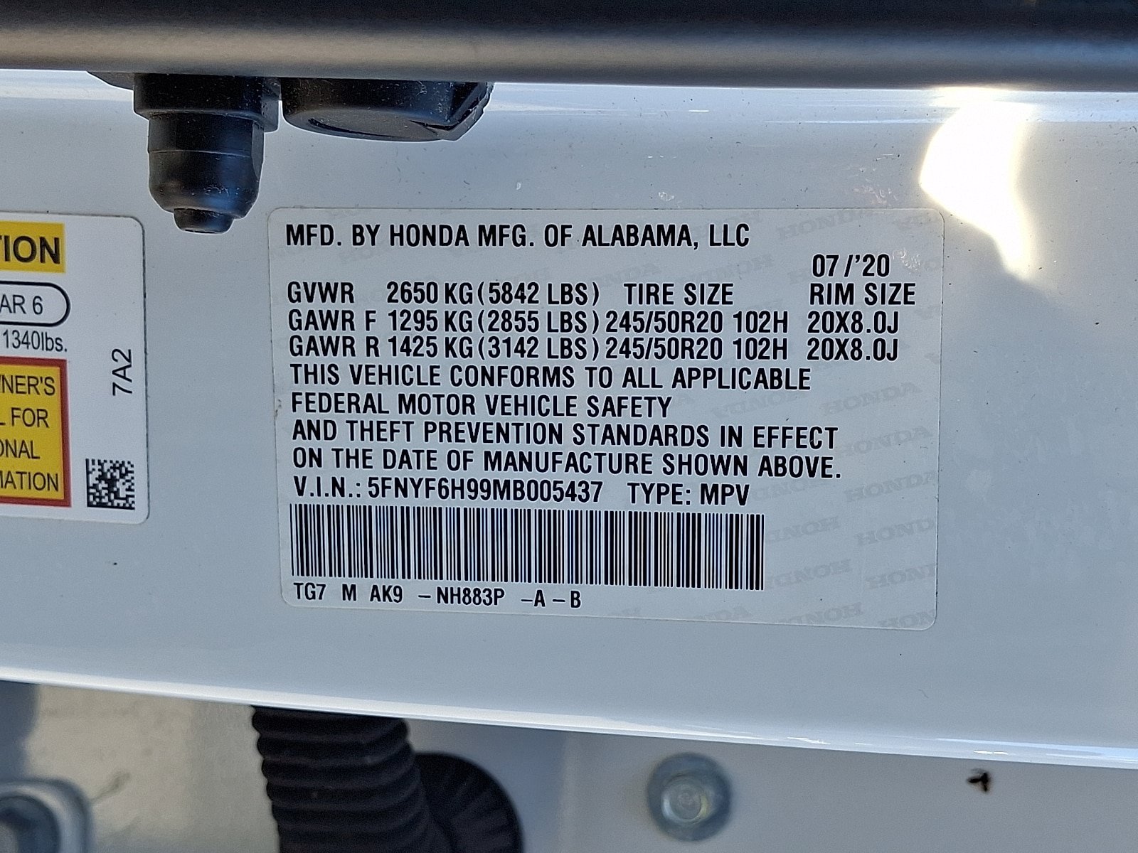 Used 2021 Honda Pilot Touring image 29