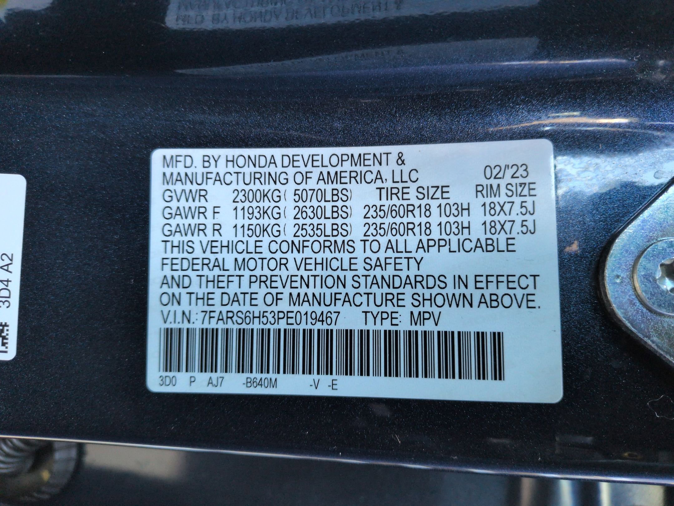 Certified 2023 Honda CR-V Sport image 34