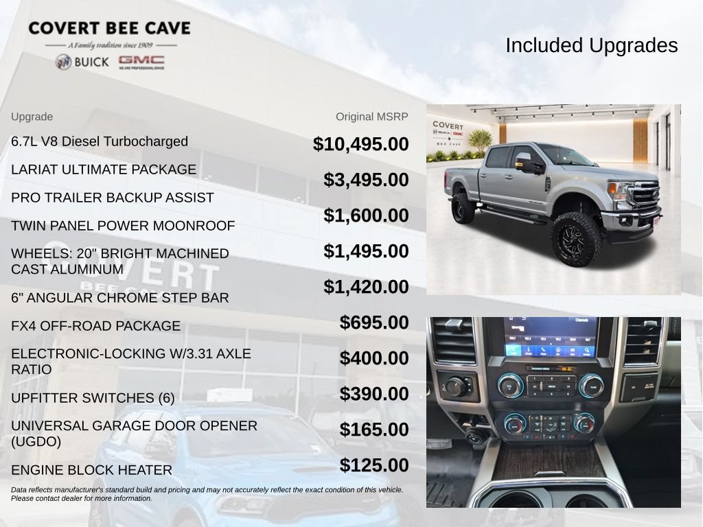 Used 2020 Ford F250 Lariat w/ Lariat Ultimate Package AWD/4WD image 7