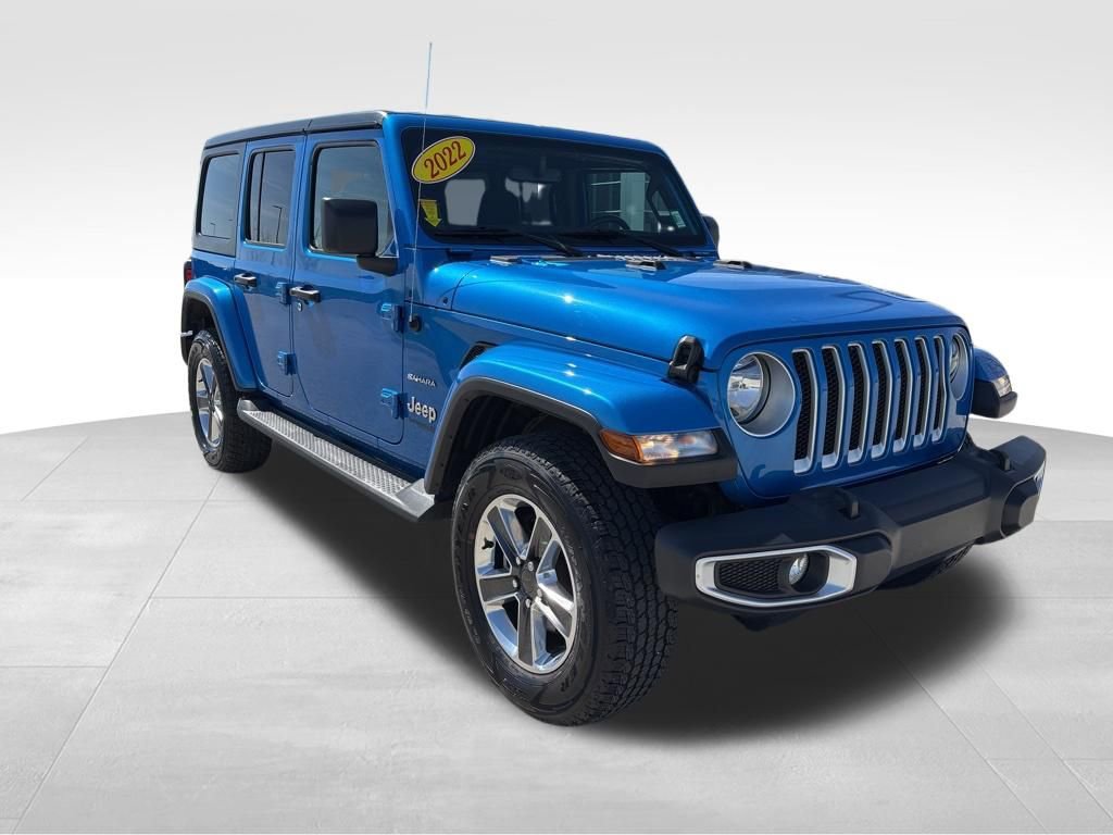 Used 2022 Jeep Wrangler Unlimited Sahara w/ Cold Weather Group AWD/4WD image 3
