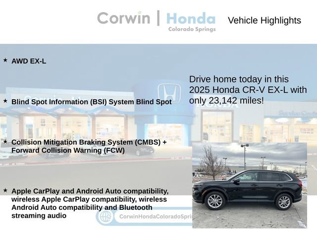 Used 2025 Honda CR-V EX-L image 6