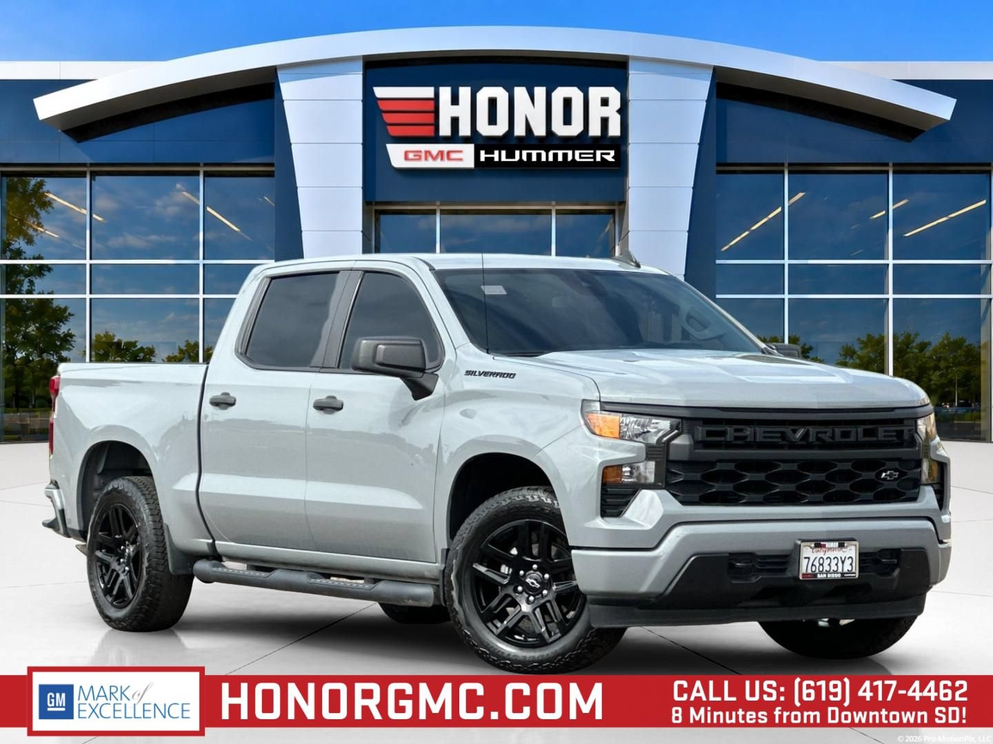 Used 2024 Chevrolet Silverado 1500 Custom w/ Turbomax Blackout Package