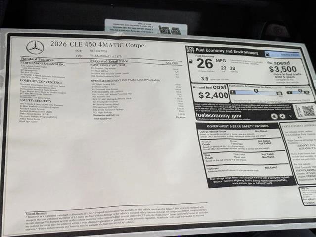 New 2026 Mercedes-Benz CLE 450 4MATIC Coupe image 19