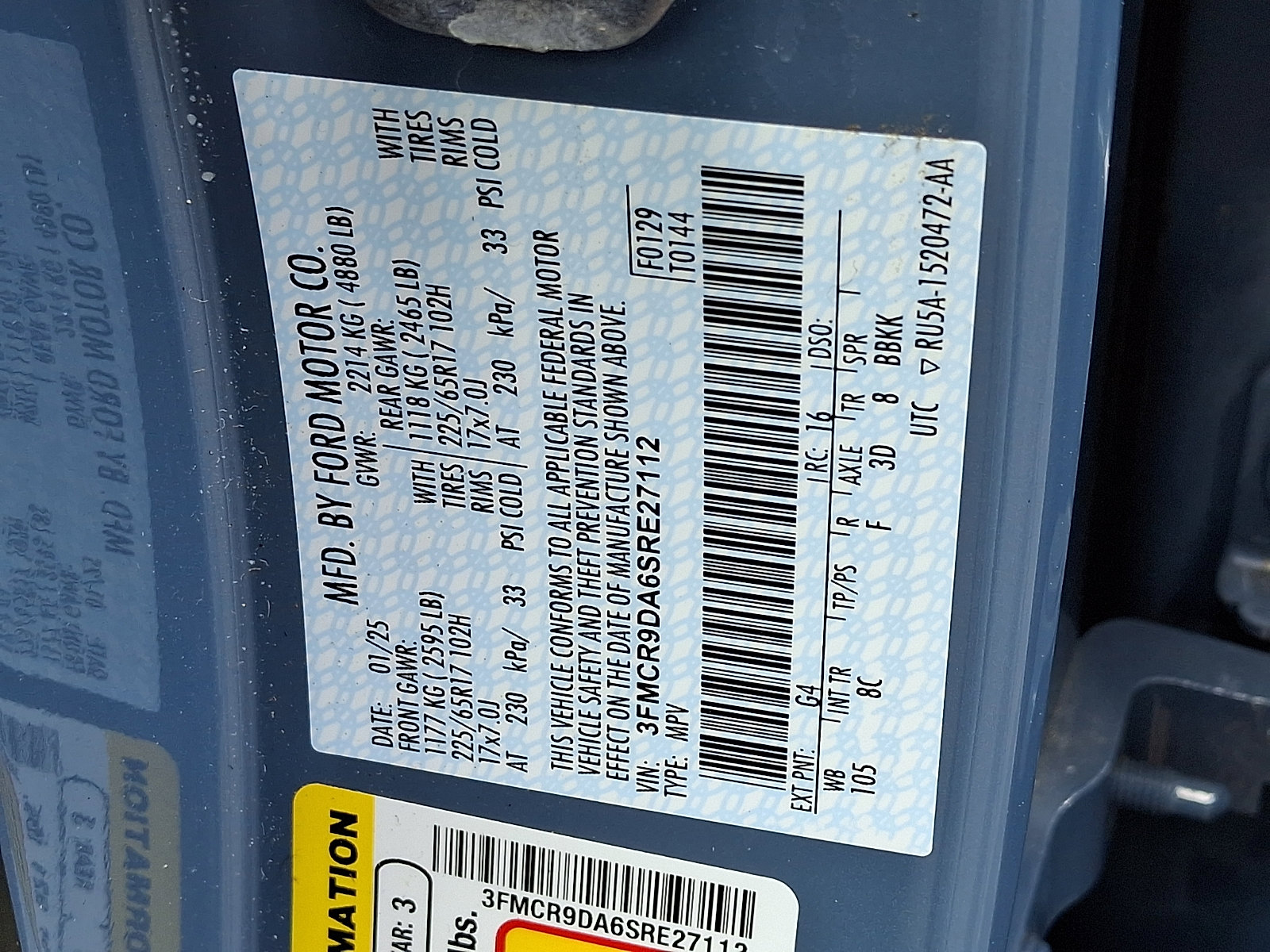 Used 2025 Ford Bronco Sport Badlands w/ Badlands Tech Package AWD/4WD image 31