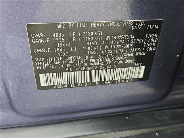 Used 2015 Subaru Outback 2.5i Limited AWD/4WD image 26