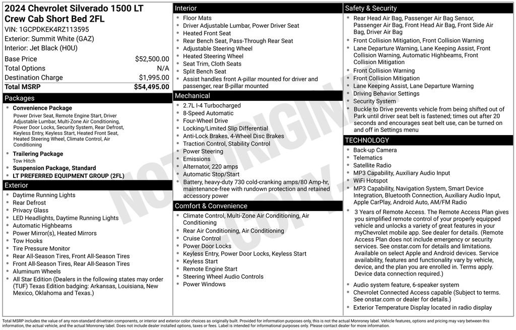 Used 2024 Chevrolet Silverado 1500 LT AWD/4WD image 5