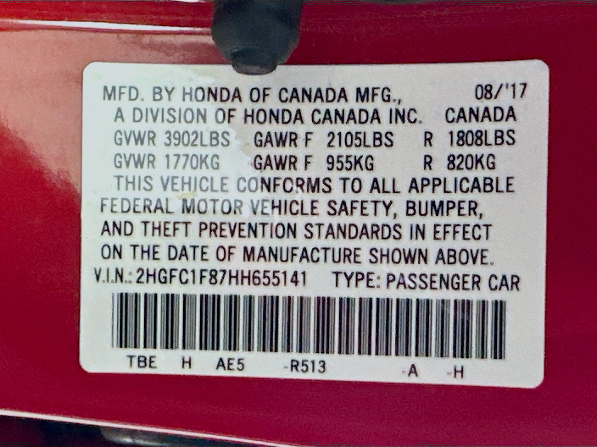 Used 2017 Honda Civic EX-L image 12