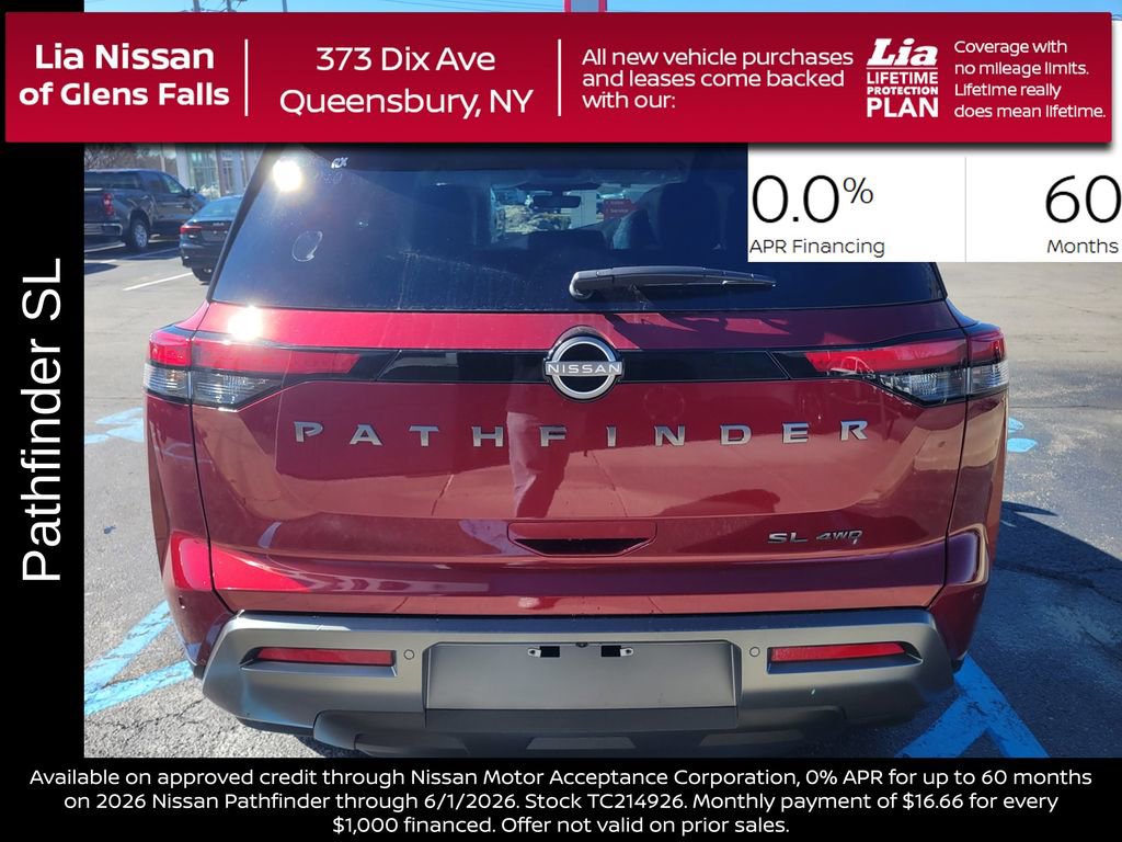 New 2026 Nissan Pathfinder SL AWD/4WD image 4