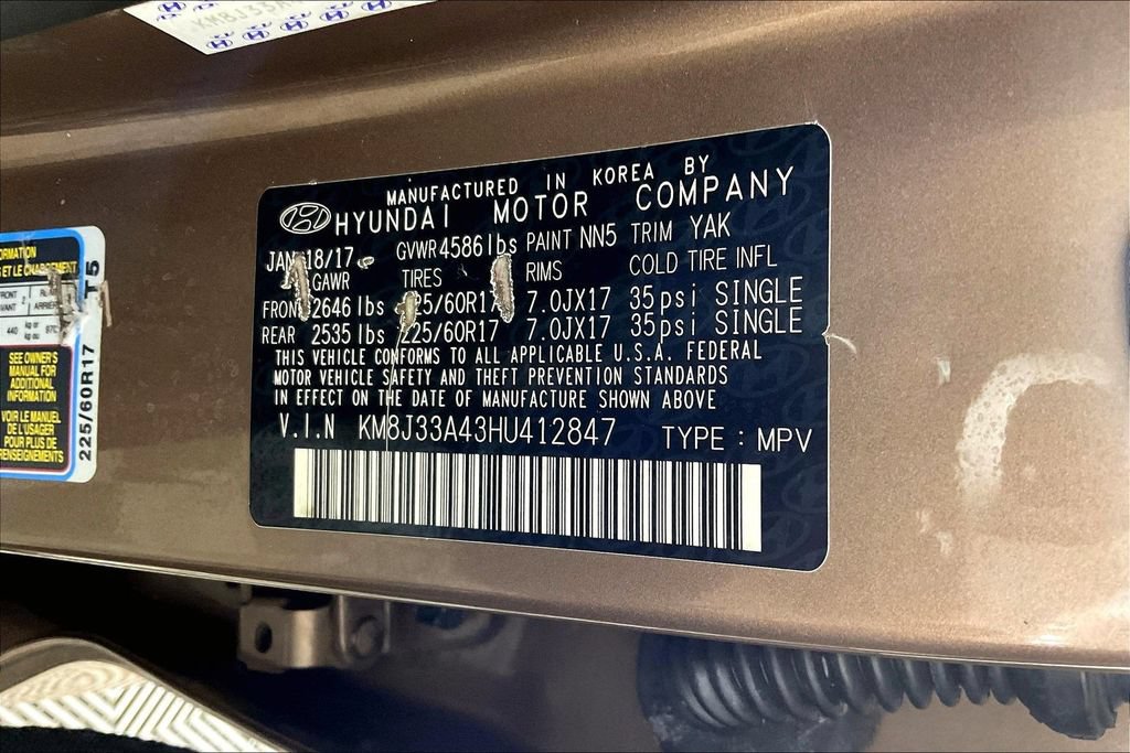 Used 2017 Hyundai Tucson SE Plus FWD image 43