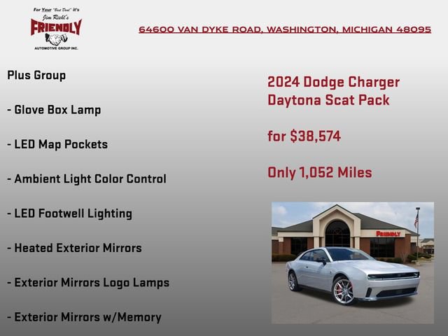 Used 2024 Dodge Charger Daytona Scat Pack w/ Plus Group AWD/4WD image 10