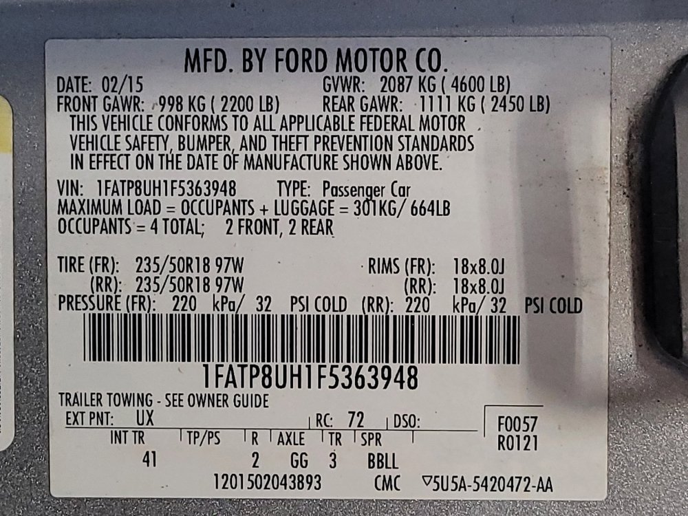 Used 2015 Ford Mustang Premium RWD image 33