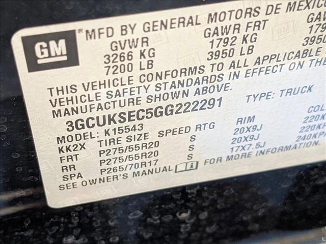 Used 2016 Chevrolet Silverado 1500 LTZ w/ Sport Package image 23