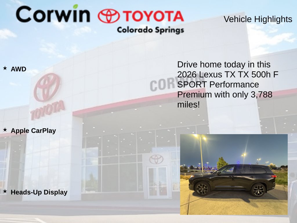 Used 2026 Lexus TX 500h AWD image 6