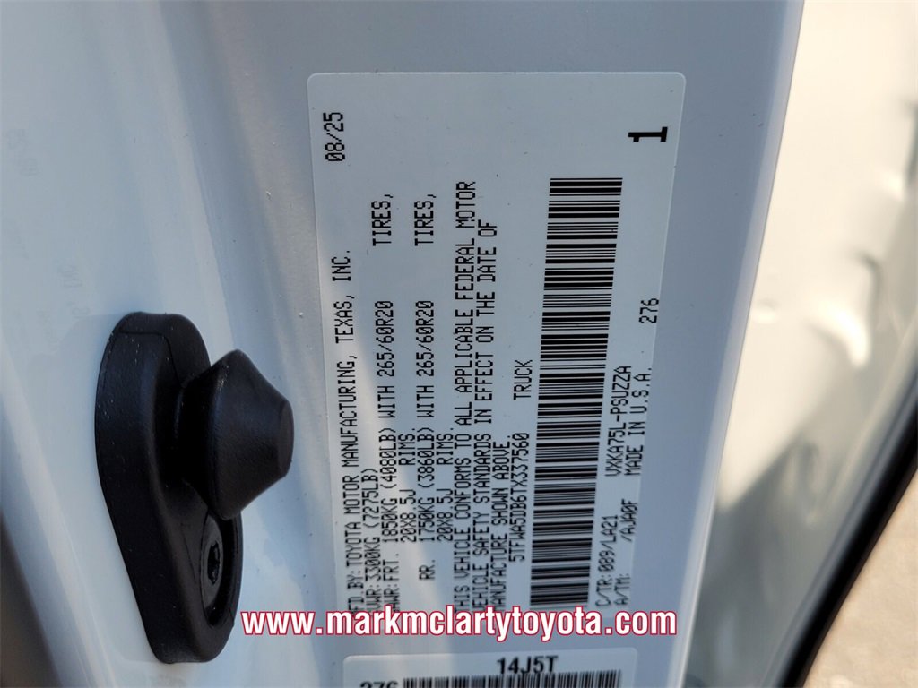 New 2026 Toyota Tundra Limited image 6