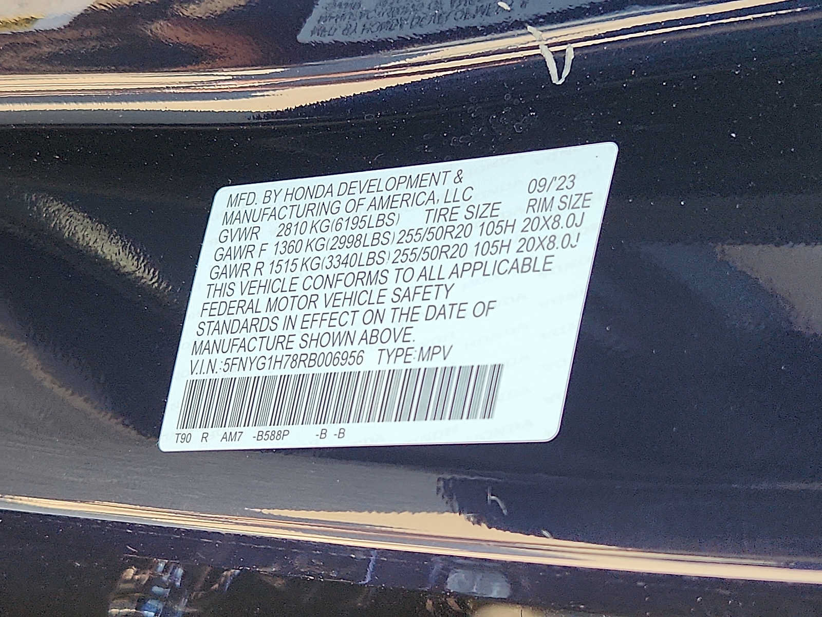 Certified 2024 Honda Pilot Touring image 27