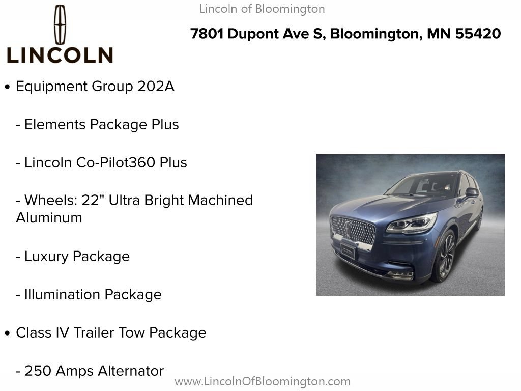 Used 2020 Lincoln Aviator Reserve w/ Equipment Group 202A AWD/4WD image 9