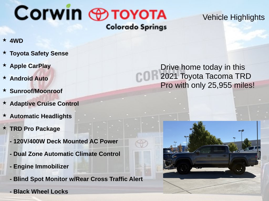 Used 2021 Toyota Tacoma TRD Pro AWD/4WD image 6